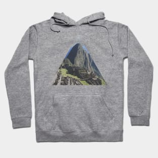 Machu Picchu Geometric Photography Hoodie